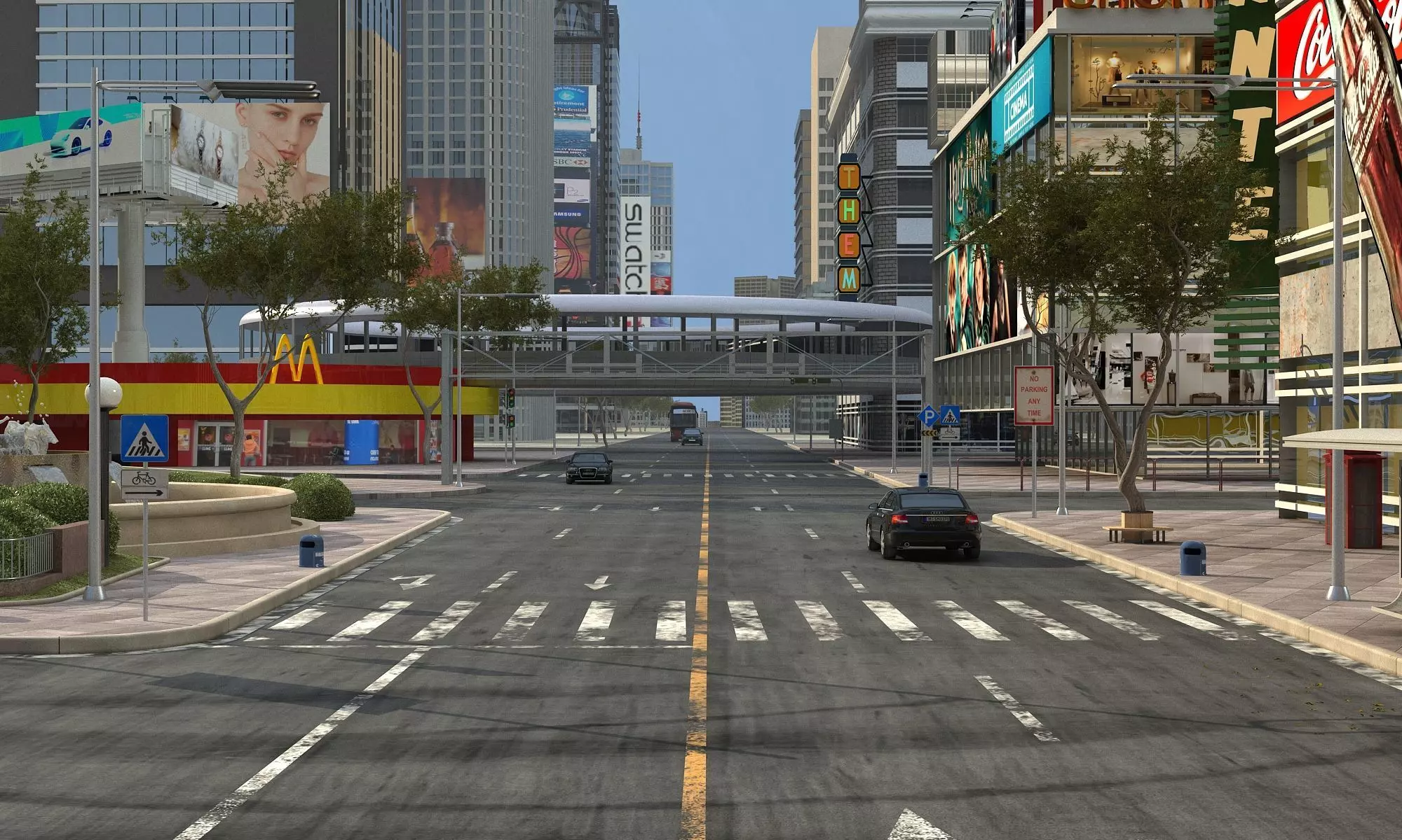 City Block 01 3D model_2