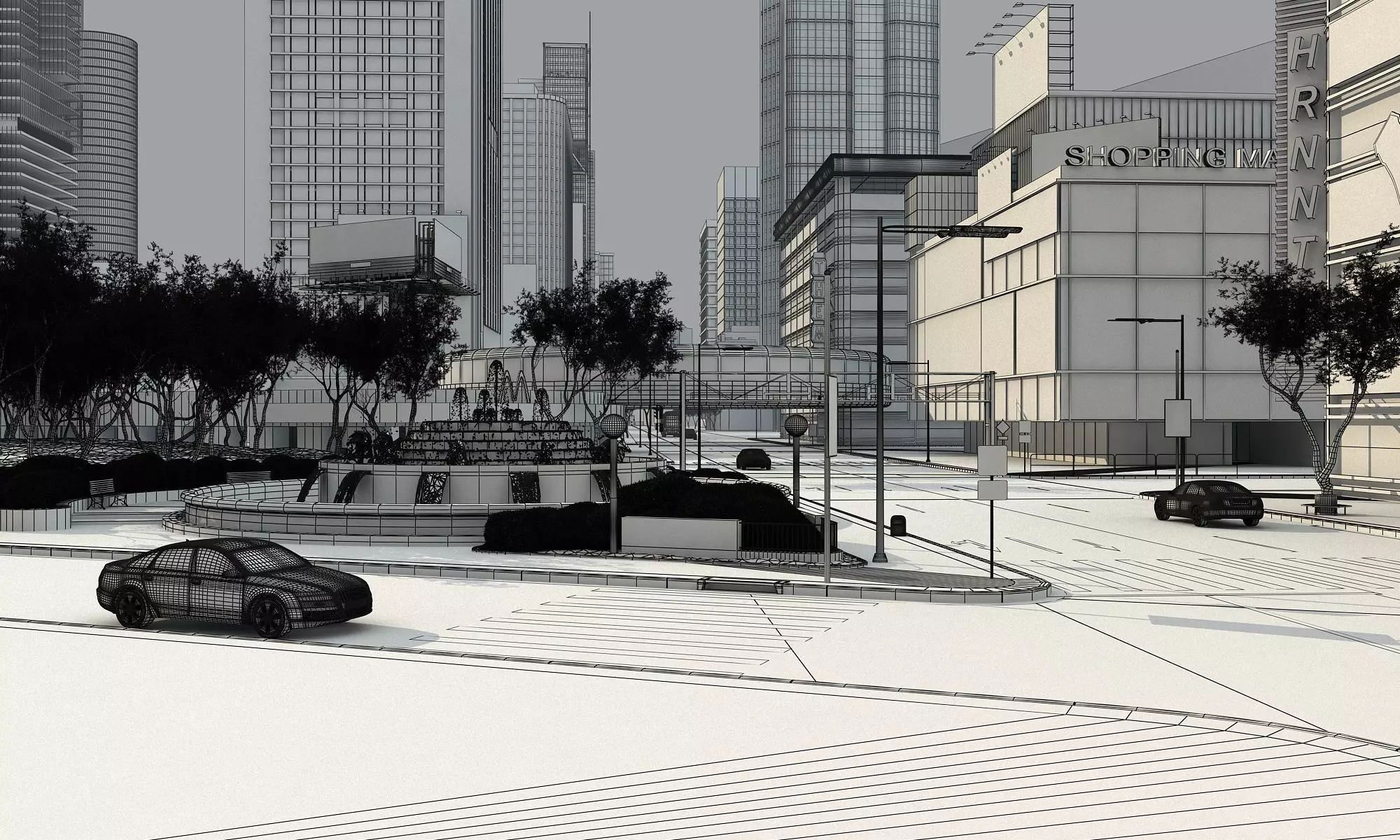 City Block 01 3D model_6