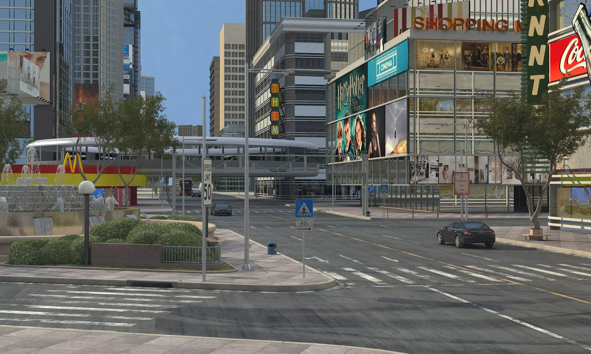 City Block 01 3D model_0