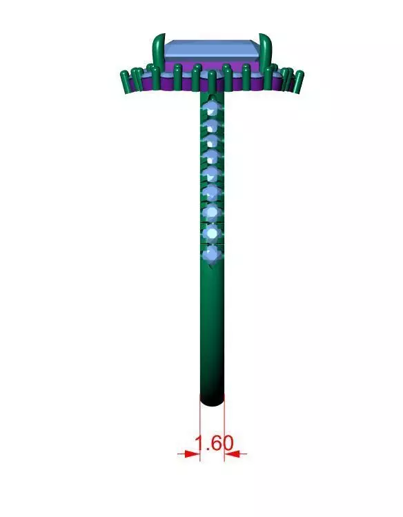 Solitaire ring 3D print model_13