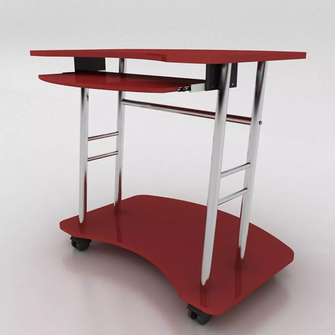 Fiber Computer Table 3D model