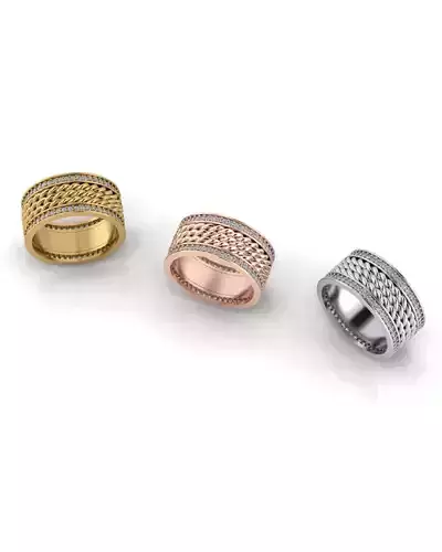 rope eternity jewelry ring