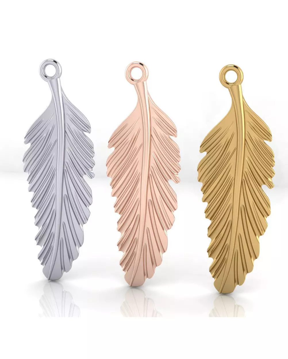 free pendant leaf Free 3D print model