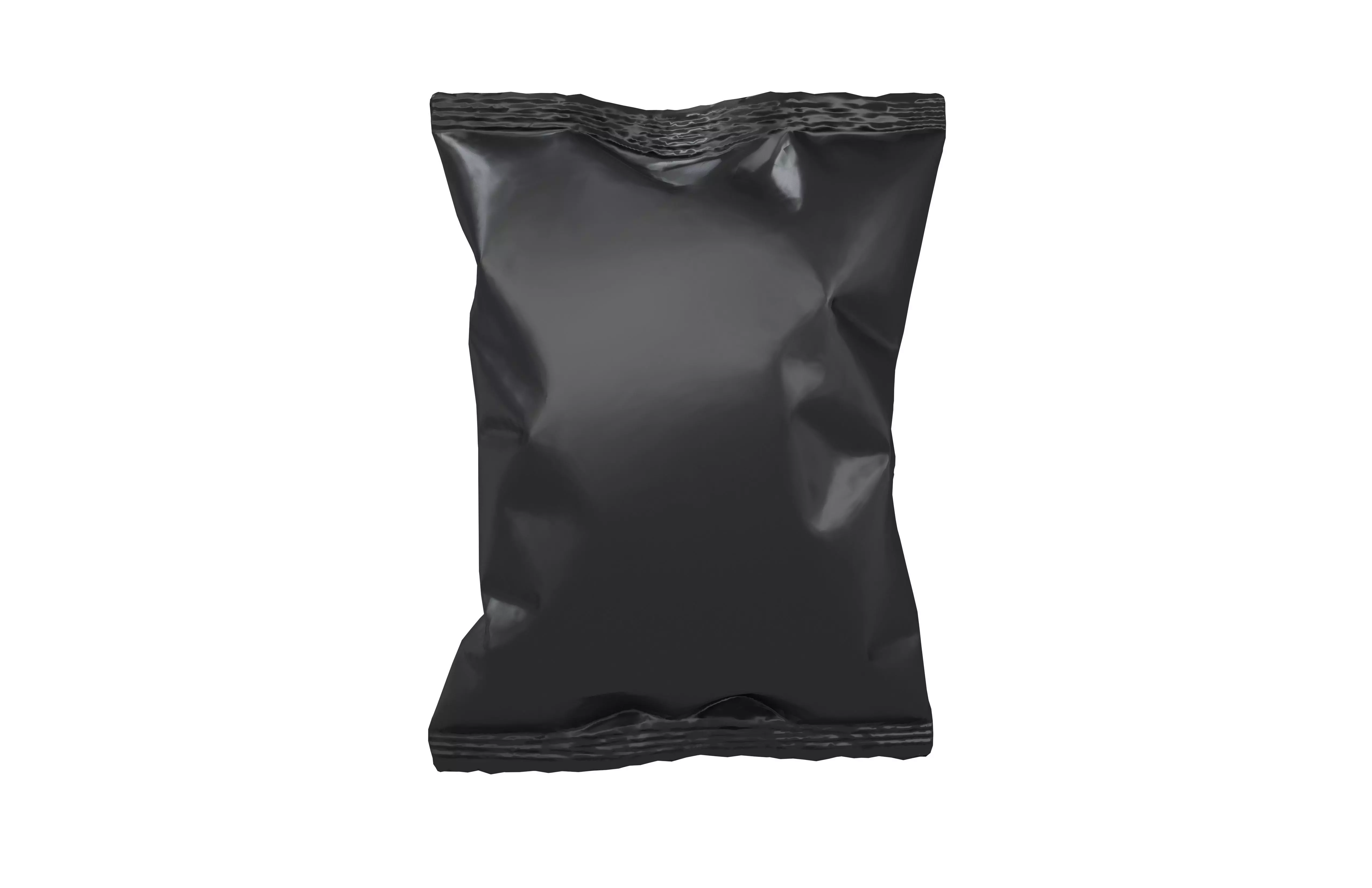 Potato Chips Package Medium Size Mock-up v1 002 Low-poly 3D model_1