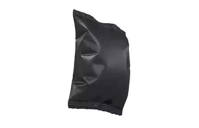 Potato Chips Package Medium Size Mock-up v1 002 Low-poly 3D model 4