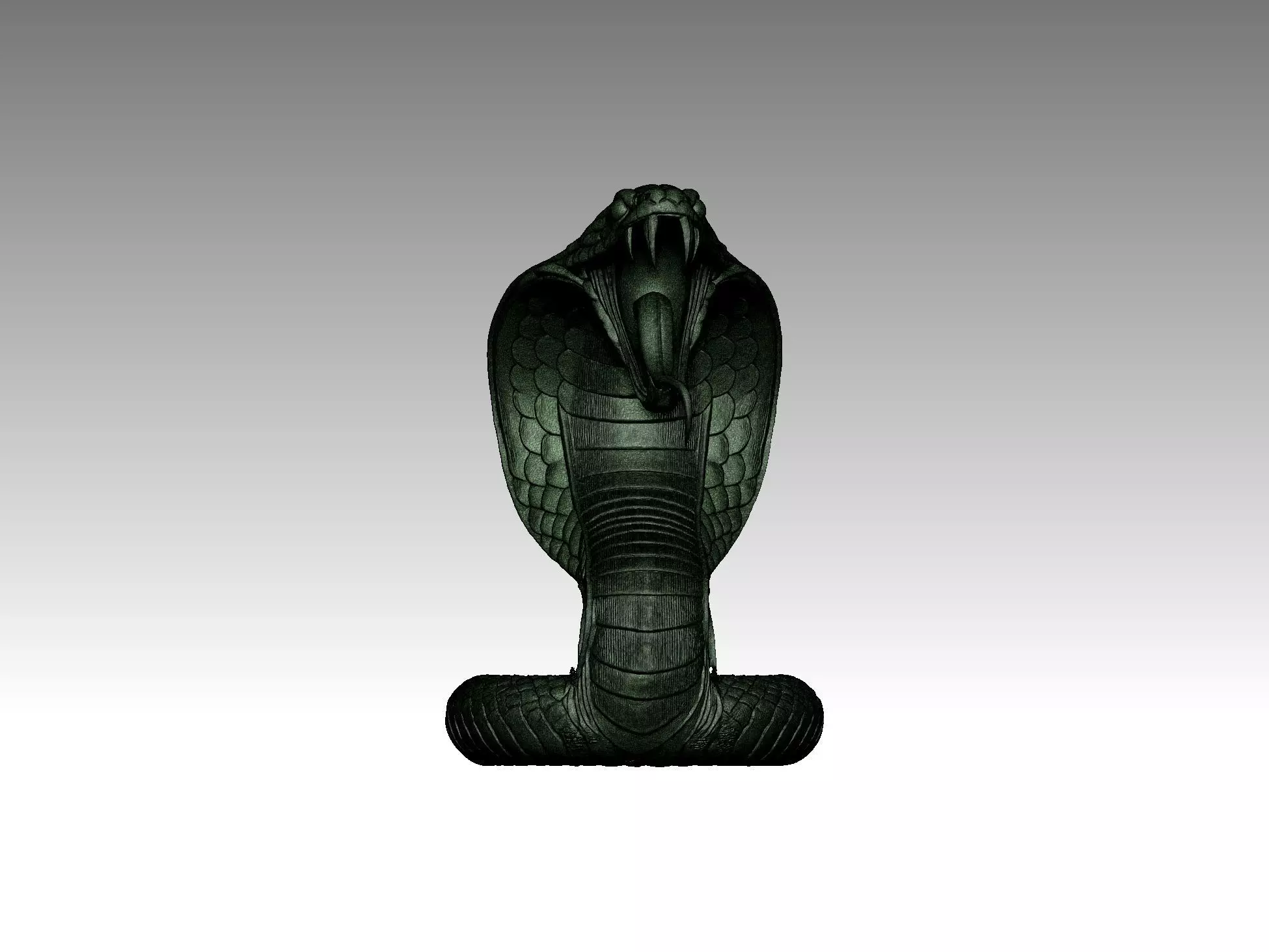 Snake Cobra Fangs 3D Model 3D print model_6