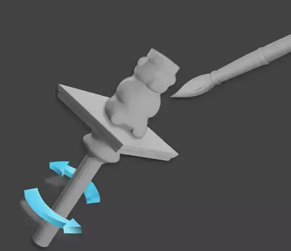 Miniature Painting Support Stand Dual Surface Grip Tool