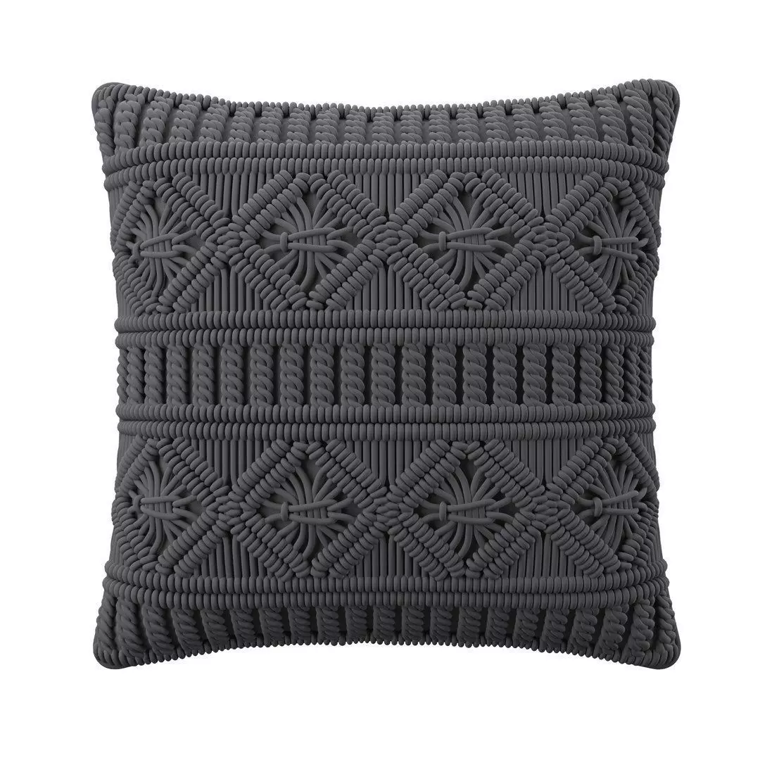 Cushions Mudanya Cotton Geometric Pattern 3D model_3