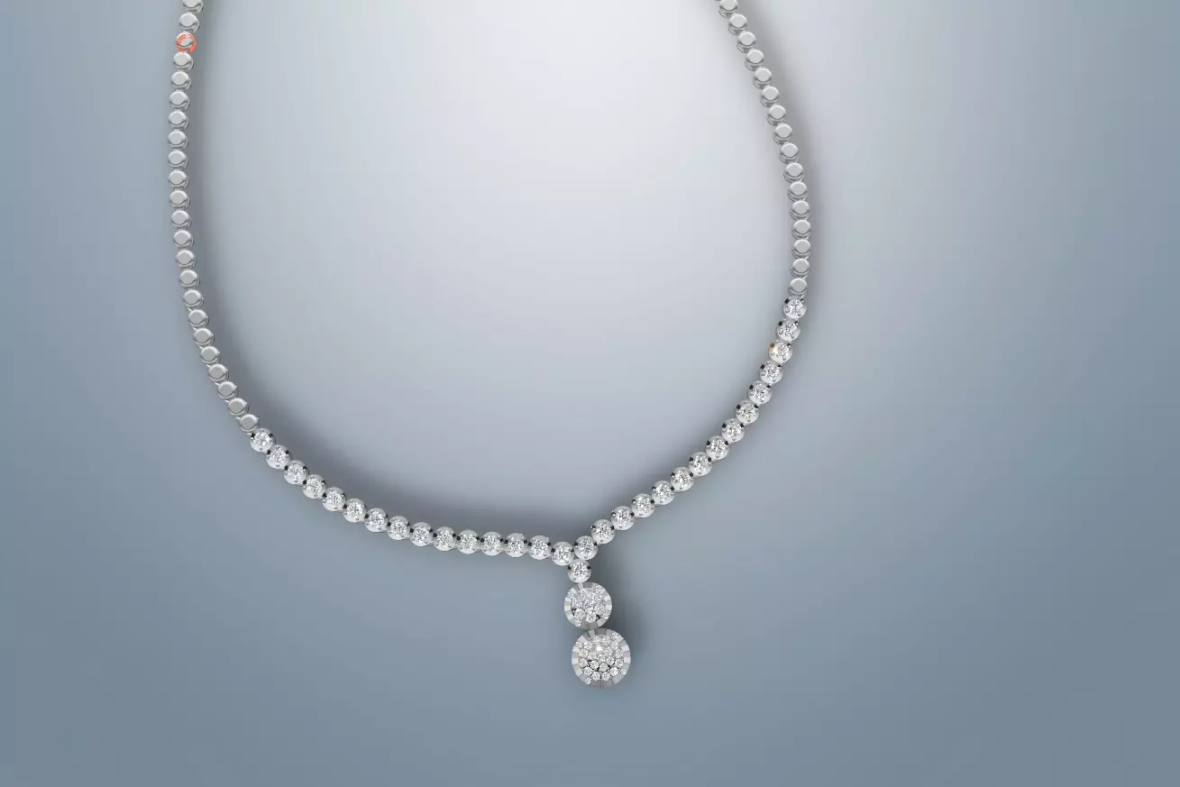 Diamond Necklace New 0001 3D print model_8