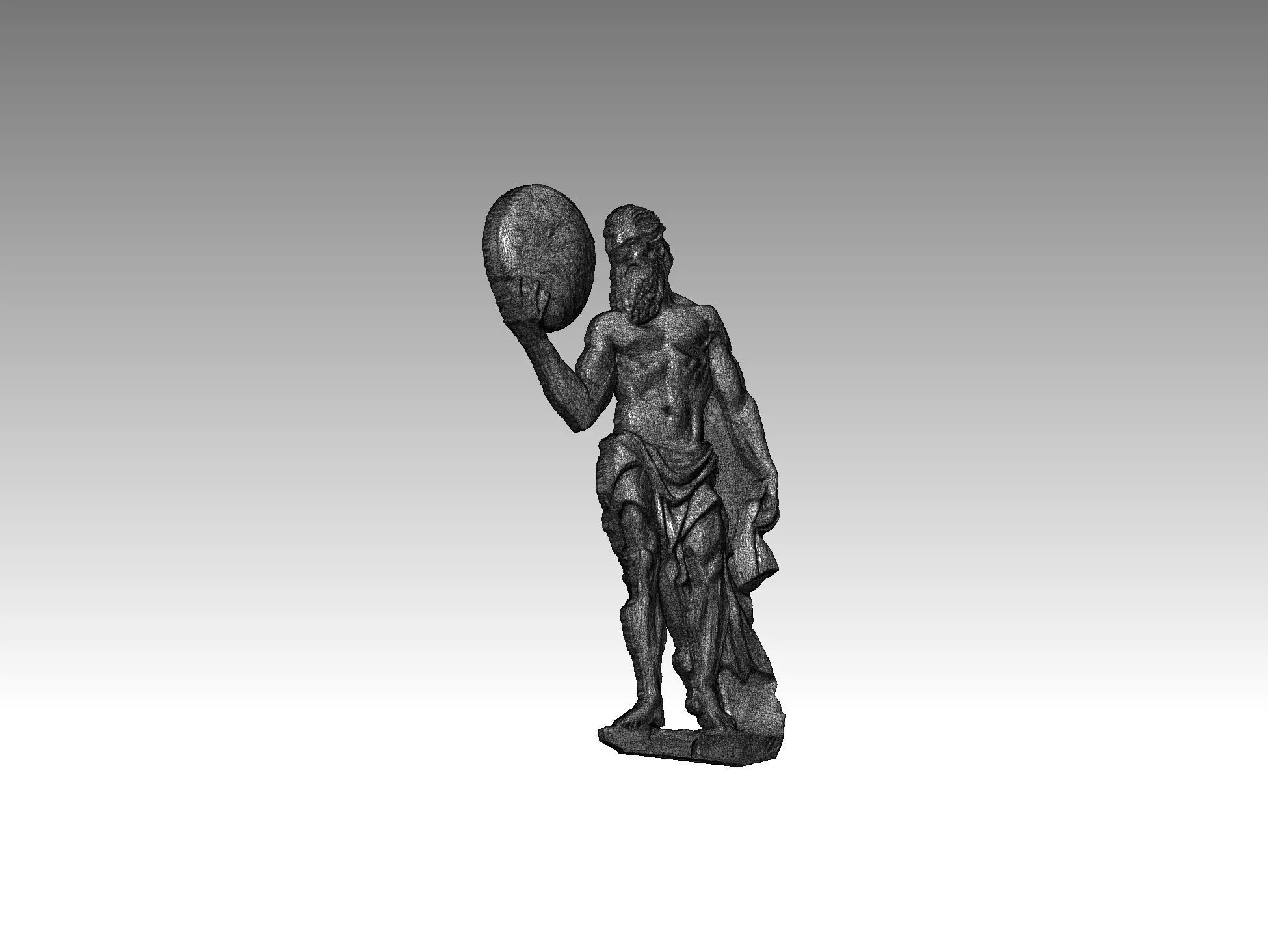 Zeus Earth God 3D print model_6