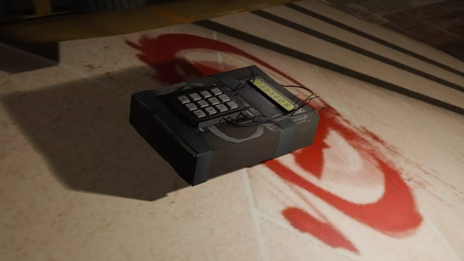 Bomb c4 from cs go Low-poly 3D model