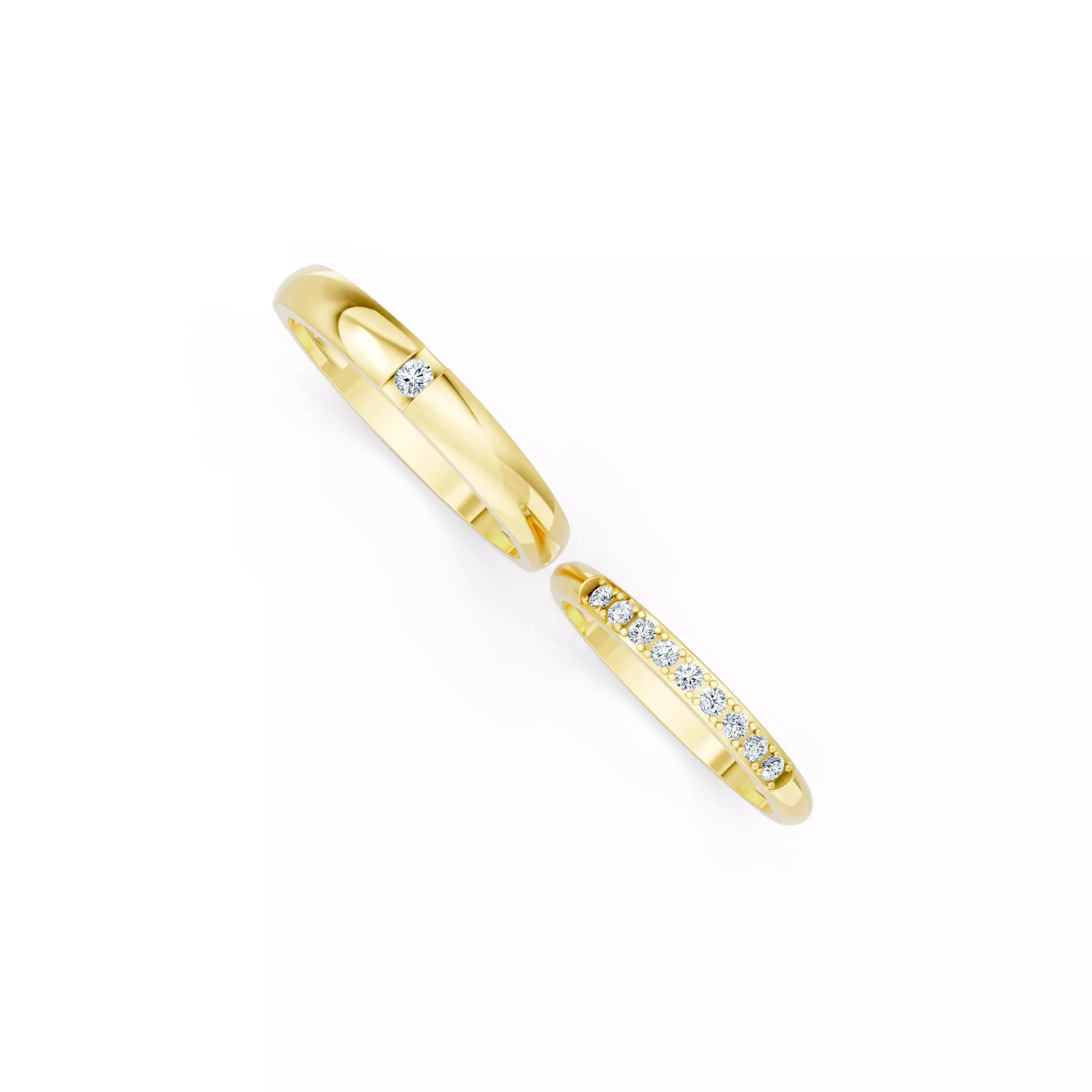 Wedding ring - 2 3D model_3