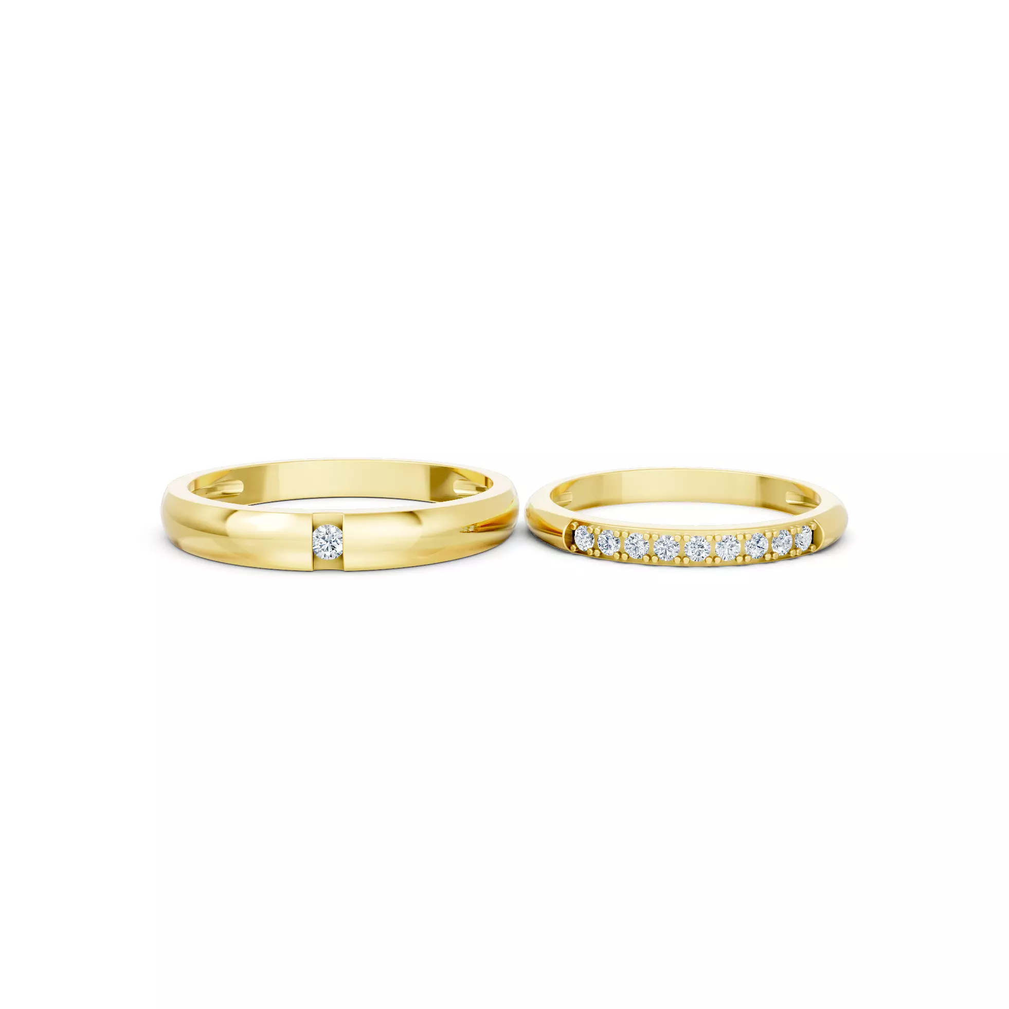 Wedding ring - 2 3D model_1
