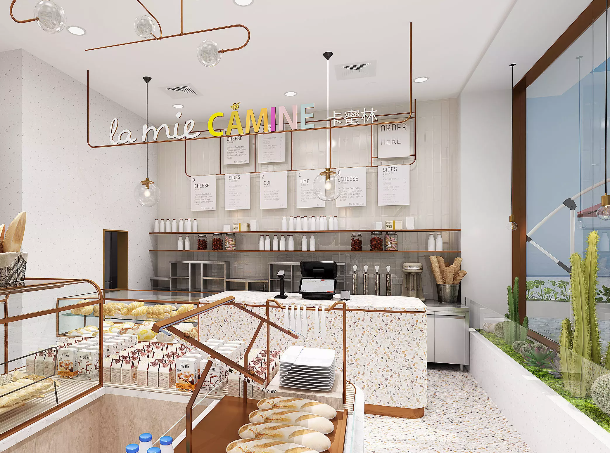 Bakery Shop Scene 3D model_2