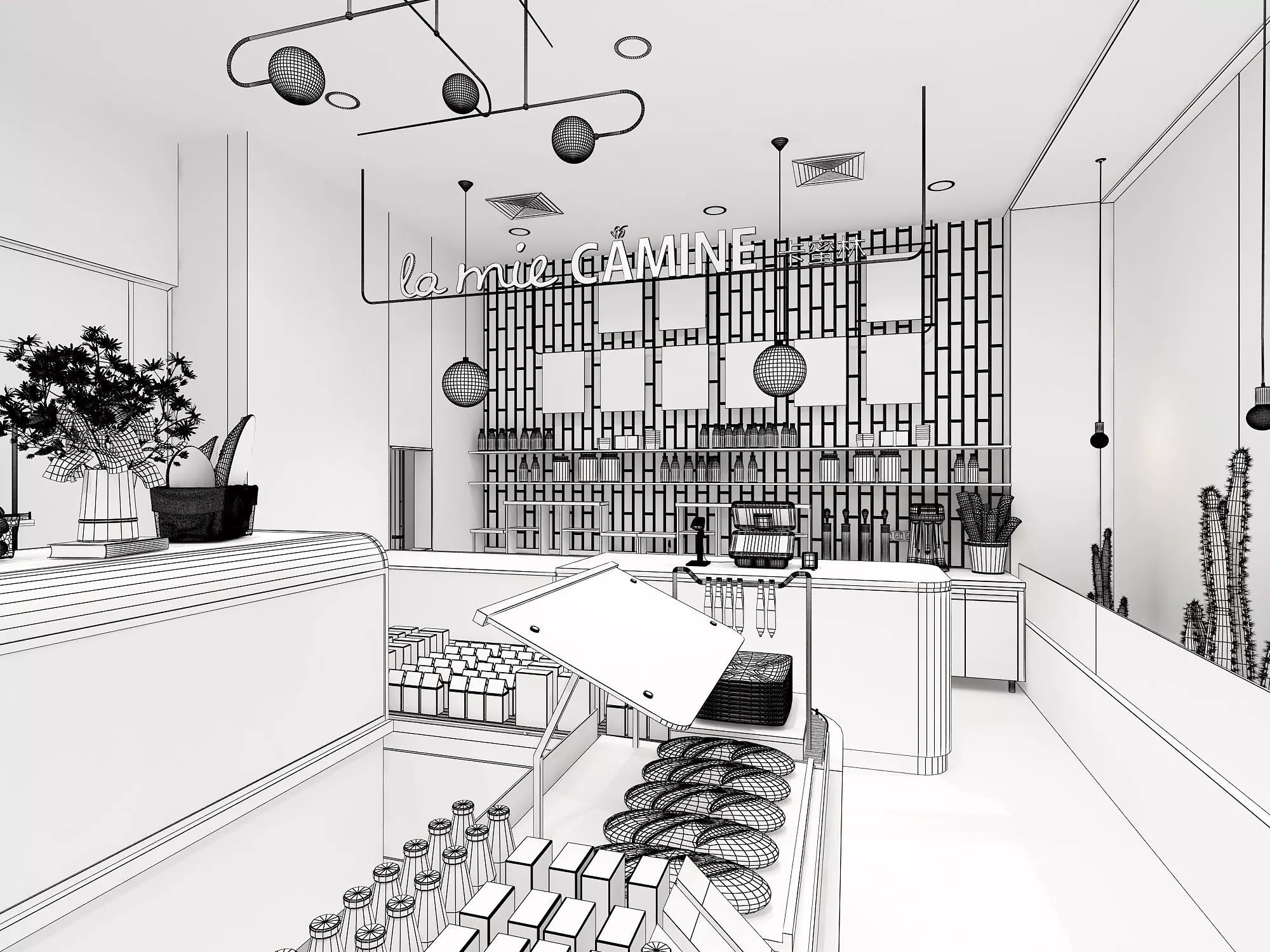 Bakery Shop Scene 3D model_7