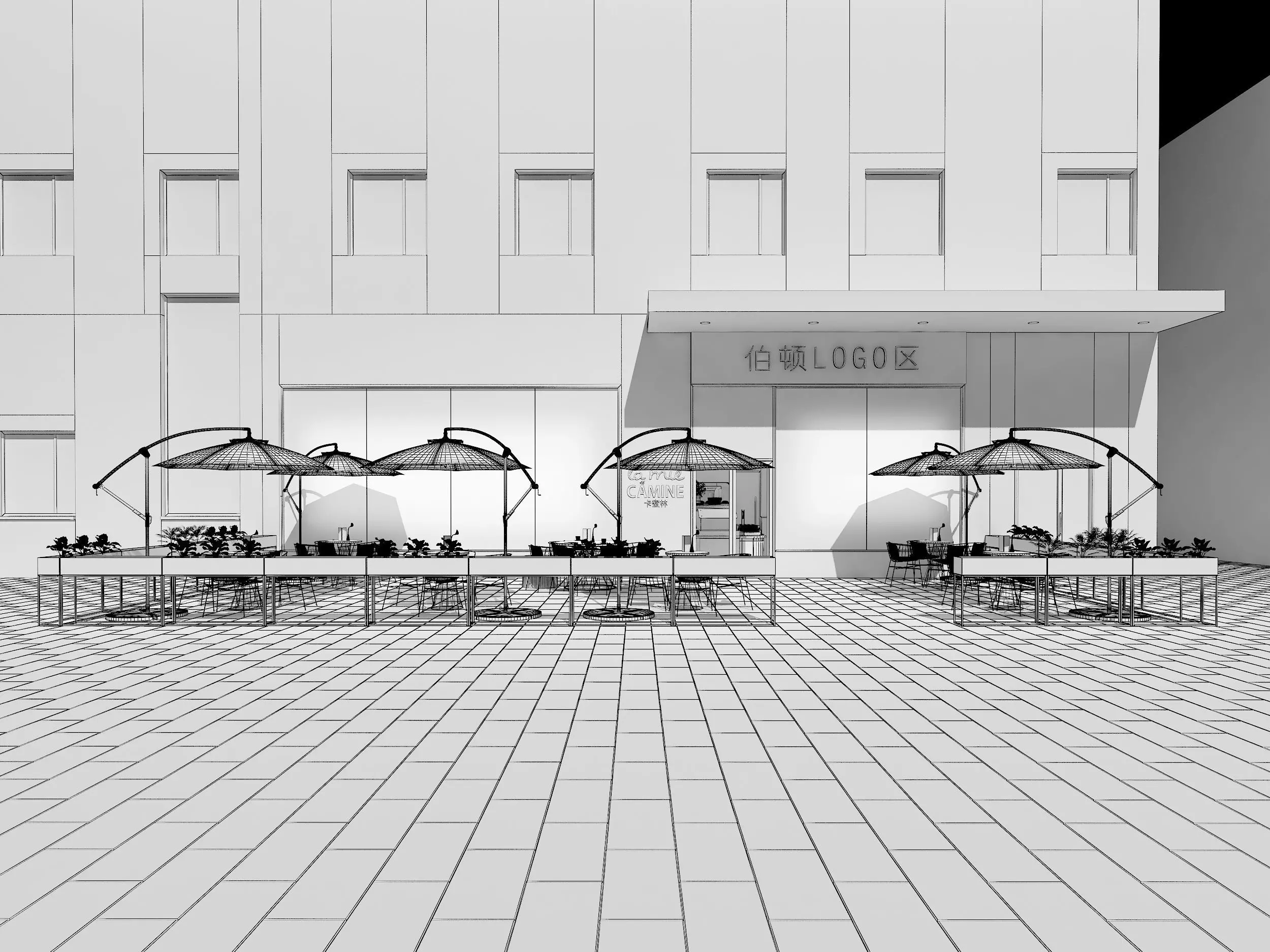 Bakery Shop Scene 3D model_5