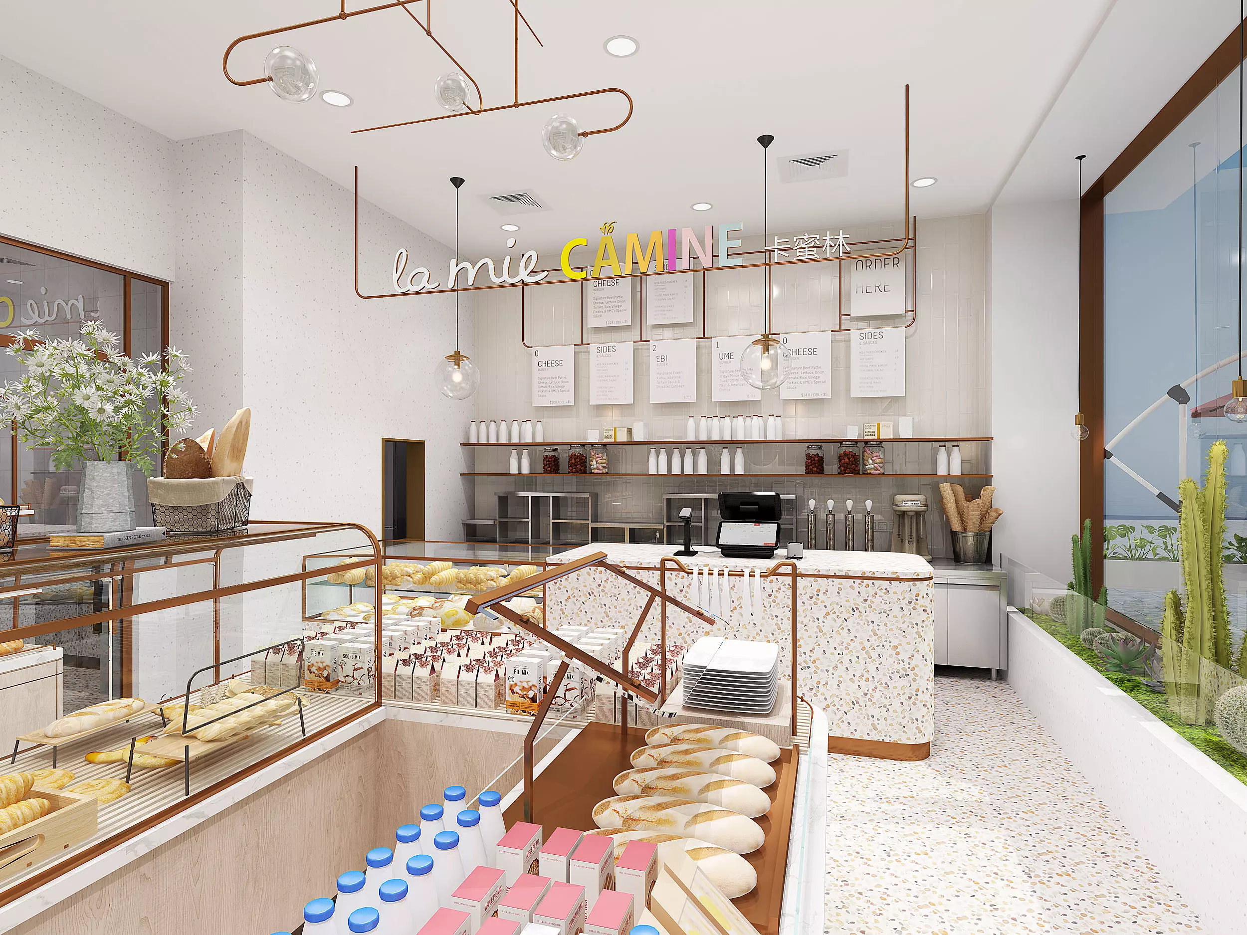 Bakery Shop Scene 3D model_0