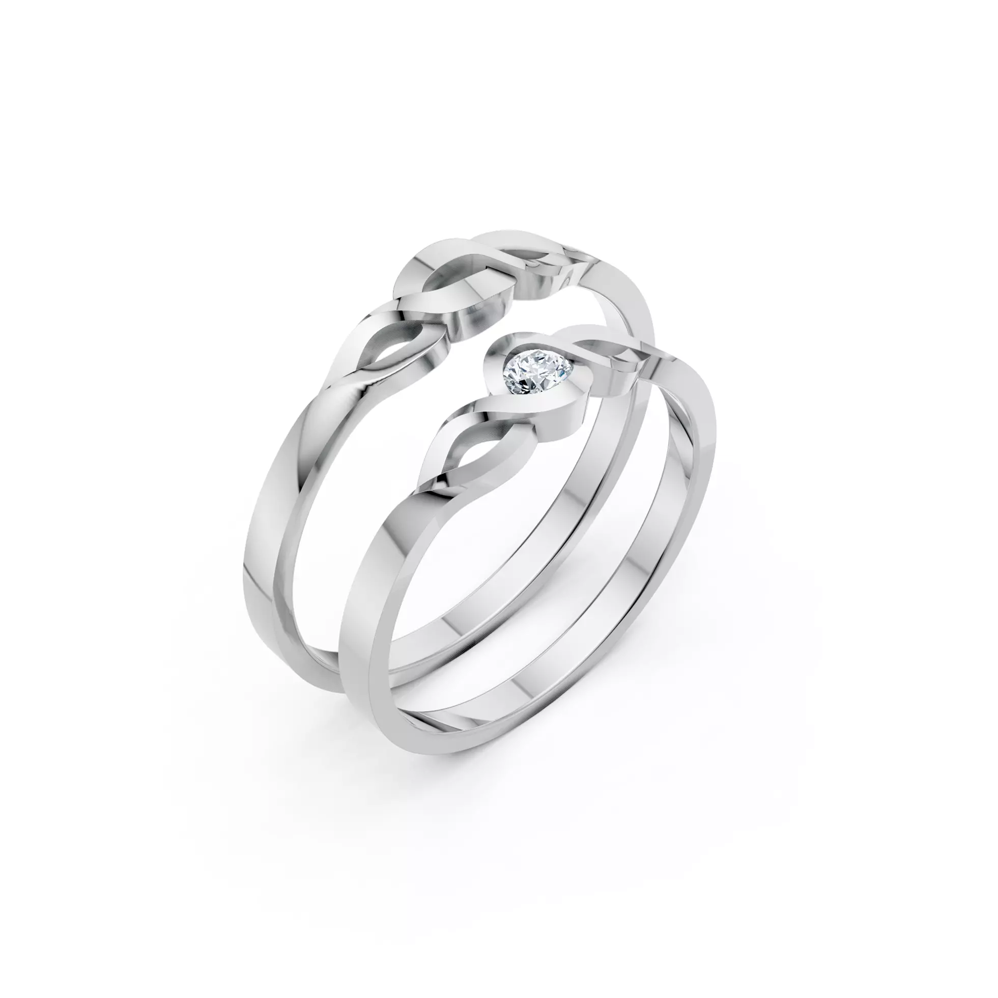 Wedding ring - 5 3D model_0