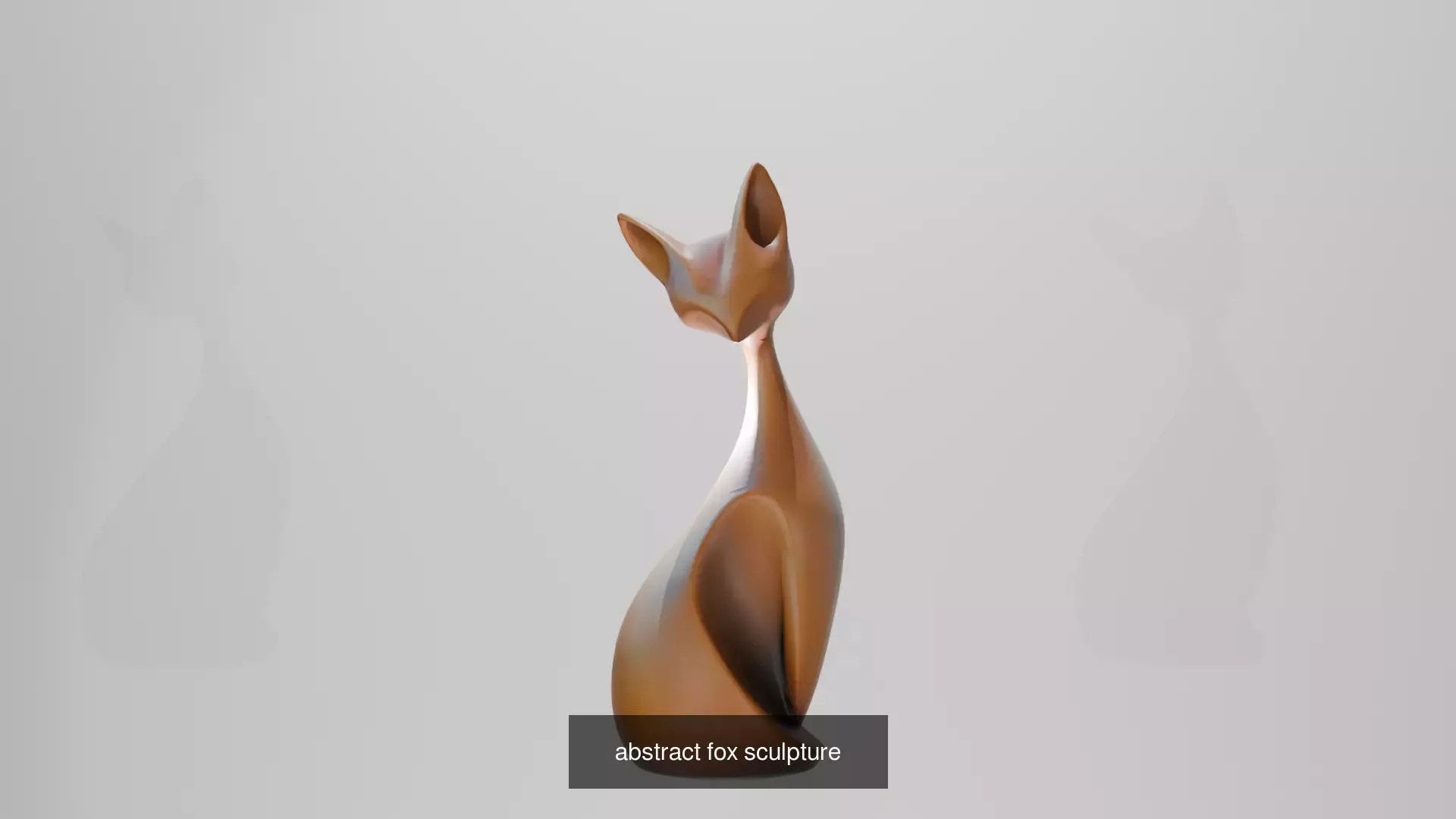 Abstract Animal Statue Pack 3D Model Collection_5