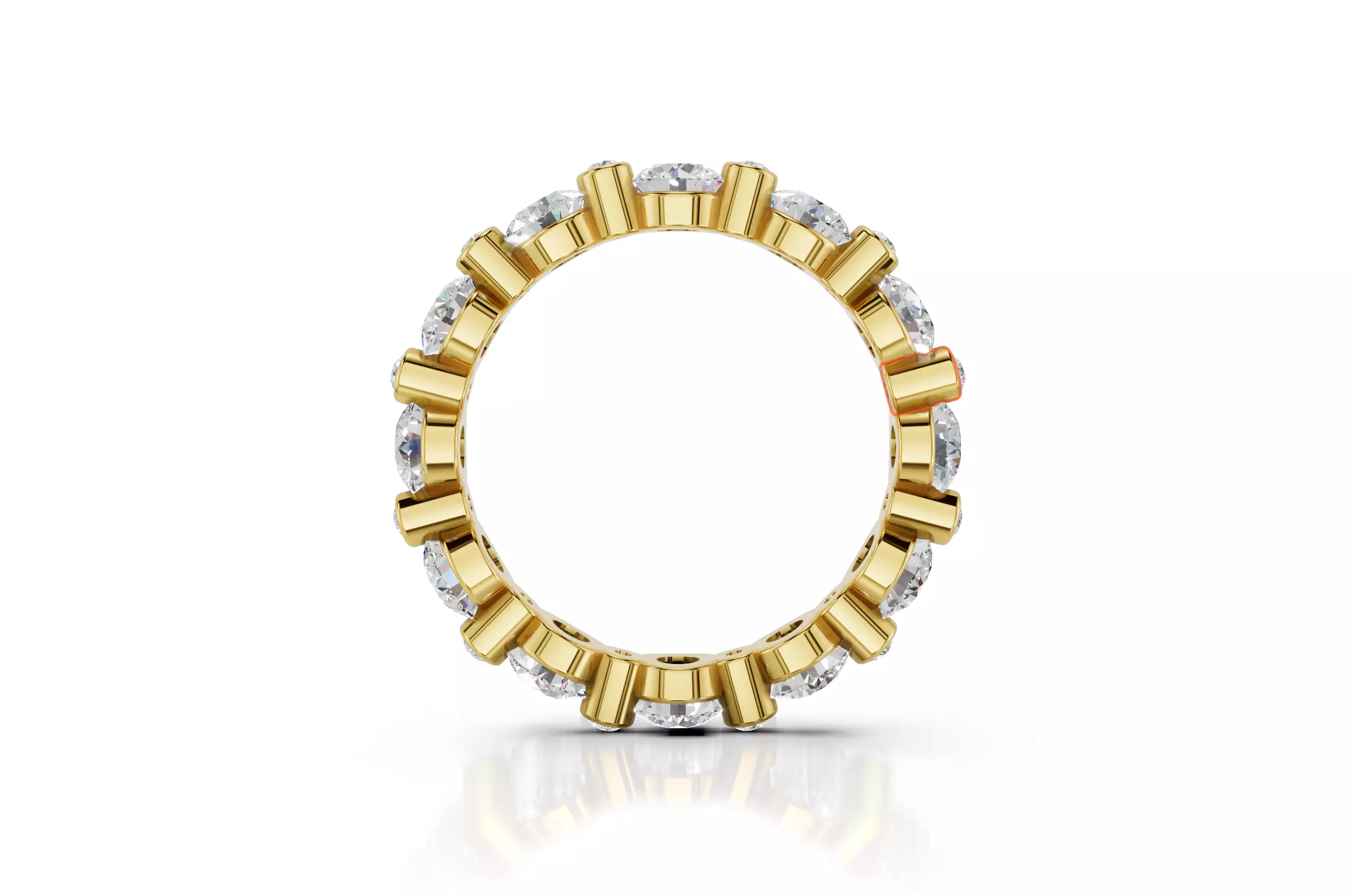 Eternity ring 3D model_2