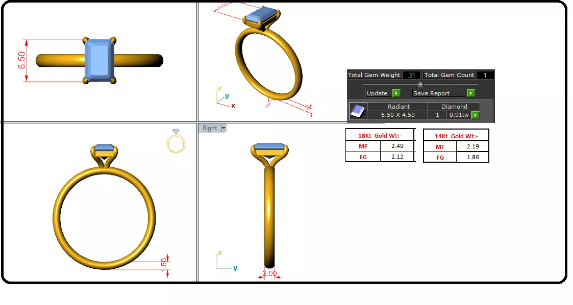 Minimal ring Free 3D model