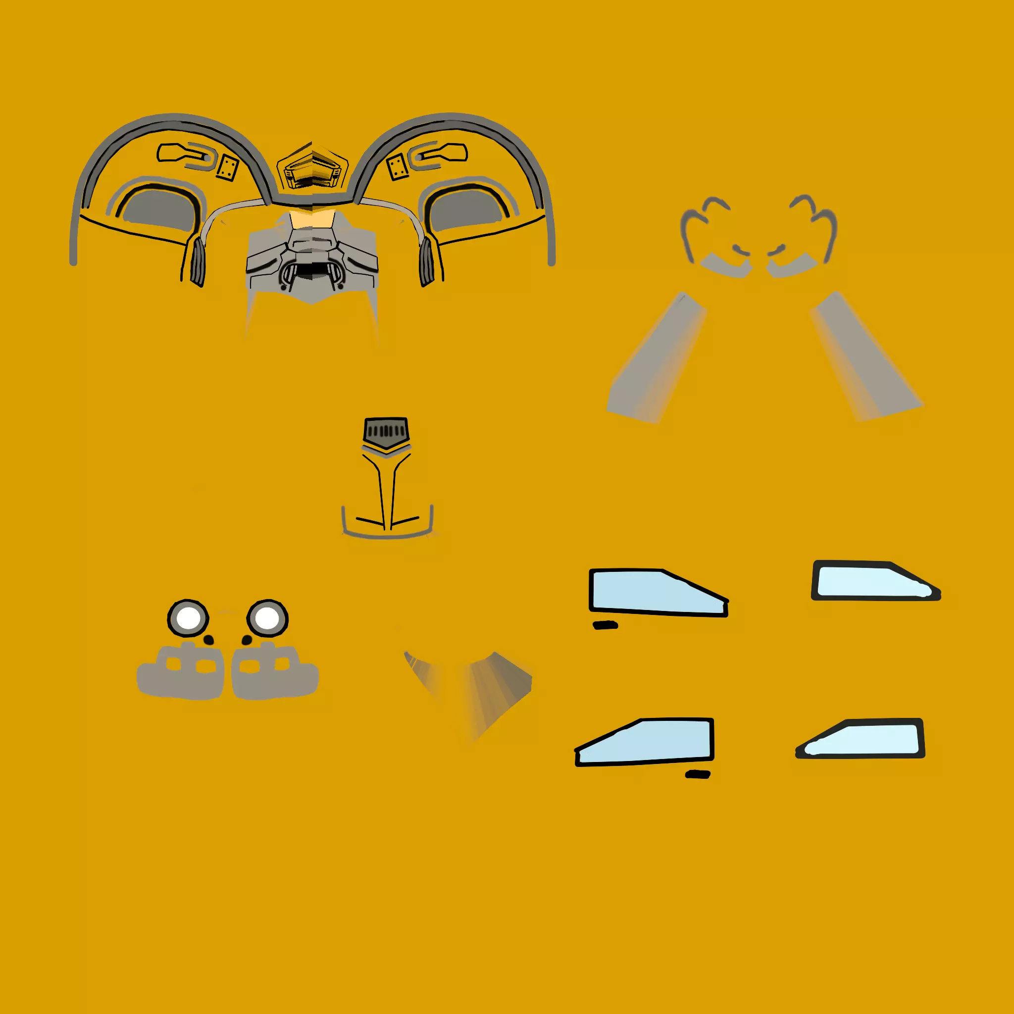 Lego - Bumblebee - Transformers 3D print model_17