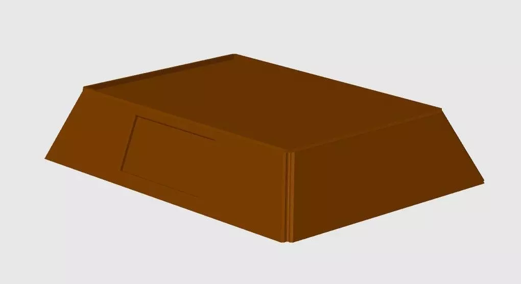 Tuwaiq Mountain model with base and the Saudi Vision 25  3D print model_1