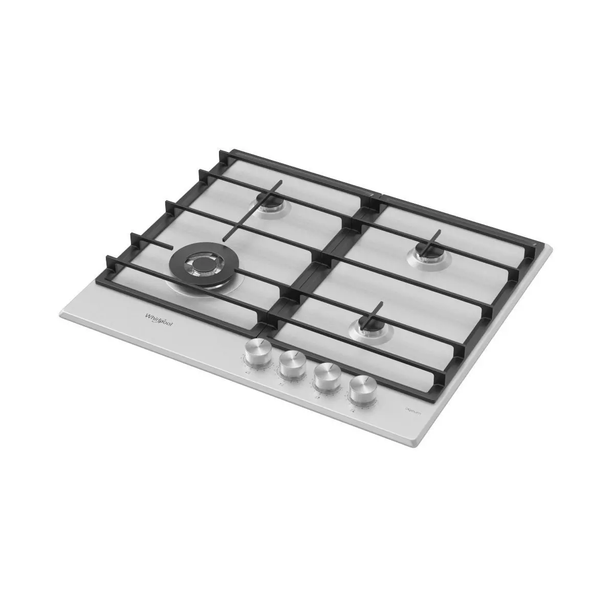 Whirlpool 4 BURNER GAS COOKTOP GMWL628IXALUS 3D model_0