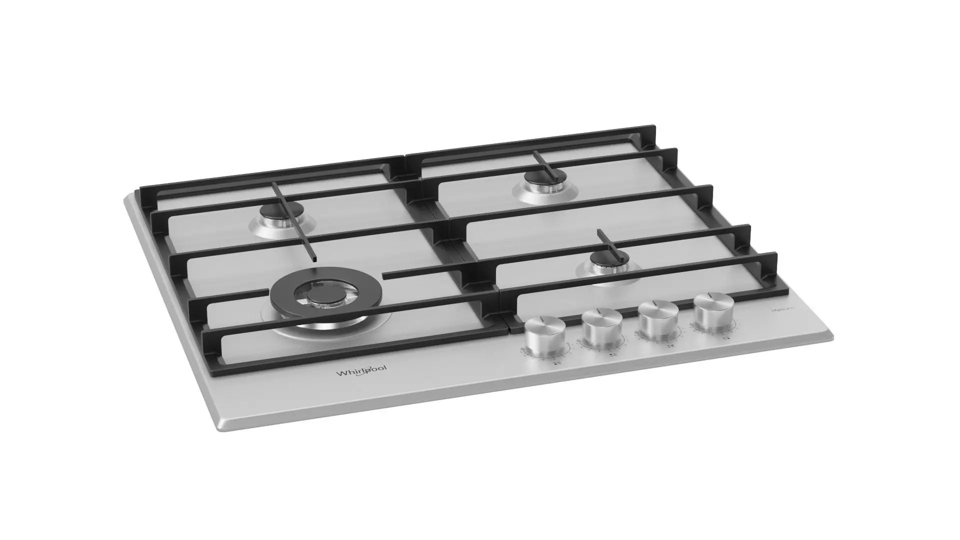 Whirlpool 4 BURNER GAS COOKTOP GMWL628IXALUS 3D model_3