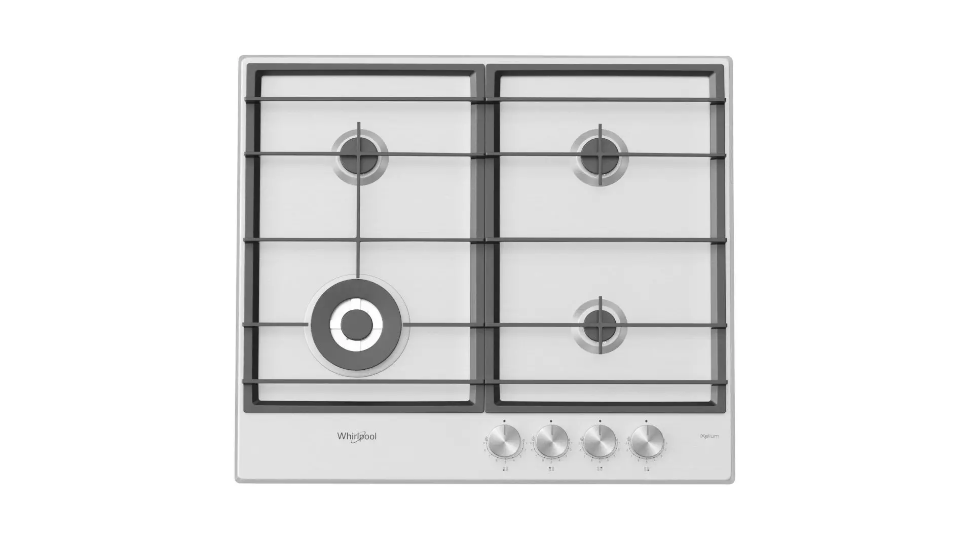Whirlpool 4 BURNER GAS COOKTOP GMWL628IXALUS 3D model_10