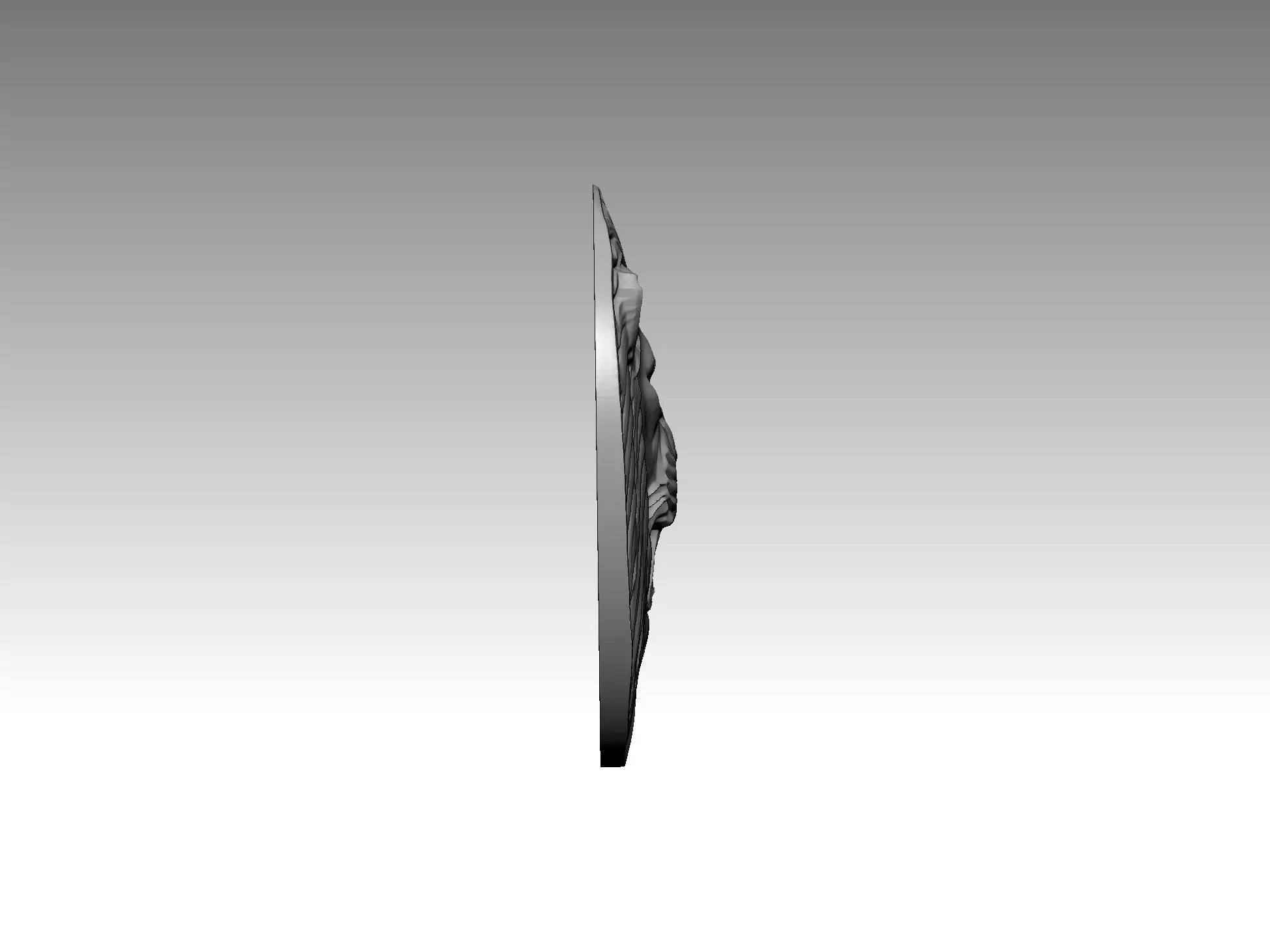 Side Lion Roar 3D print model_2