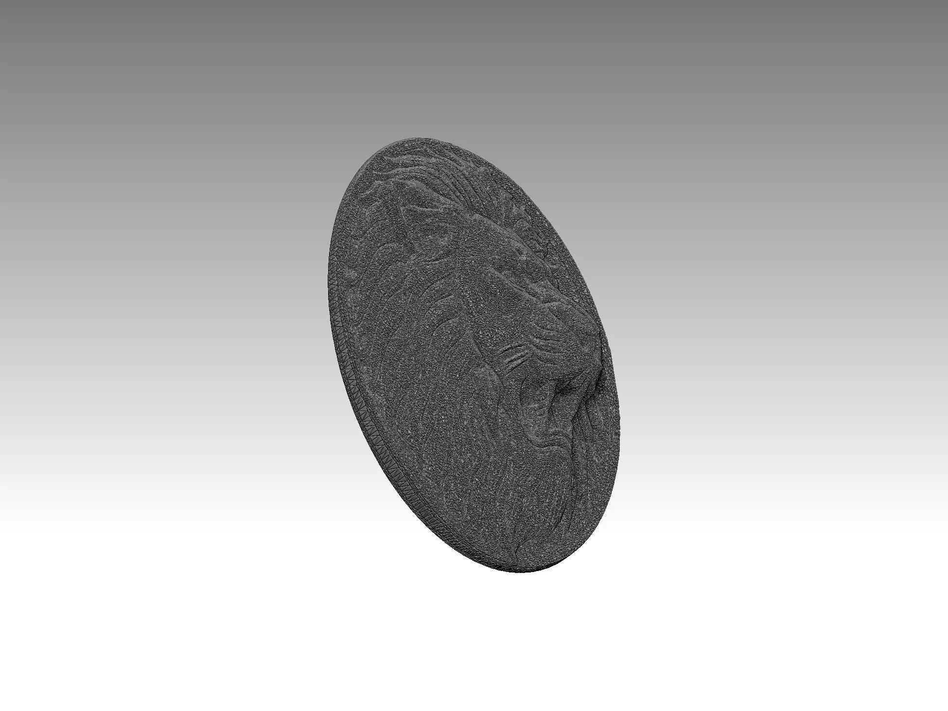 Side Lion Roar 3D print model_5