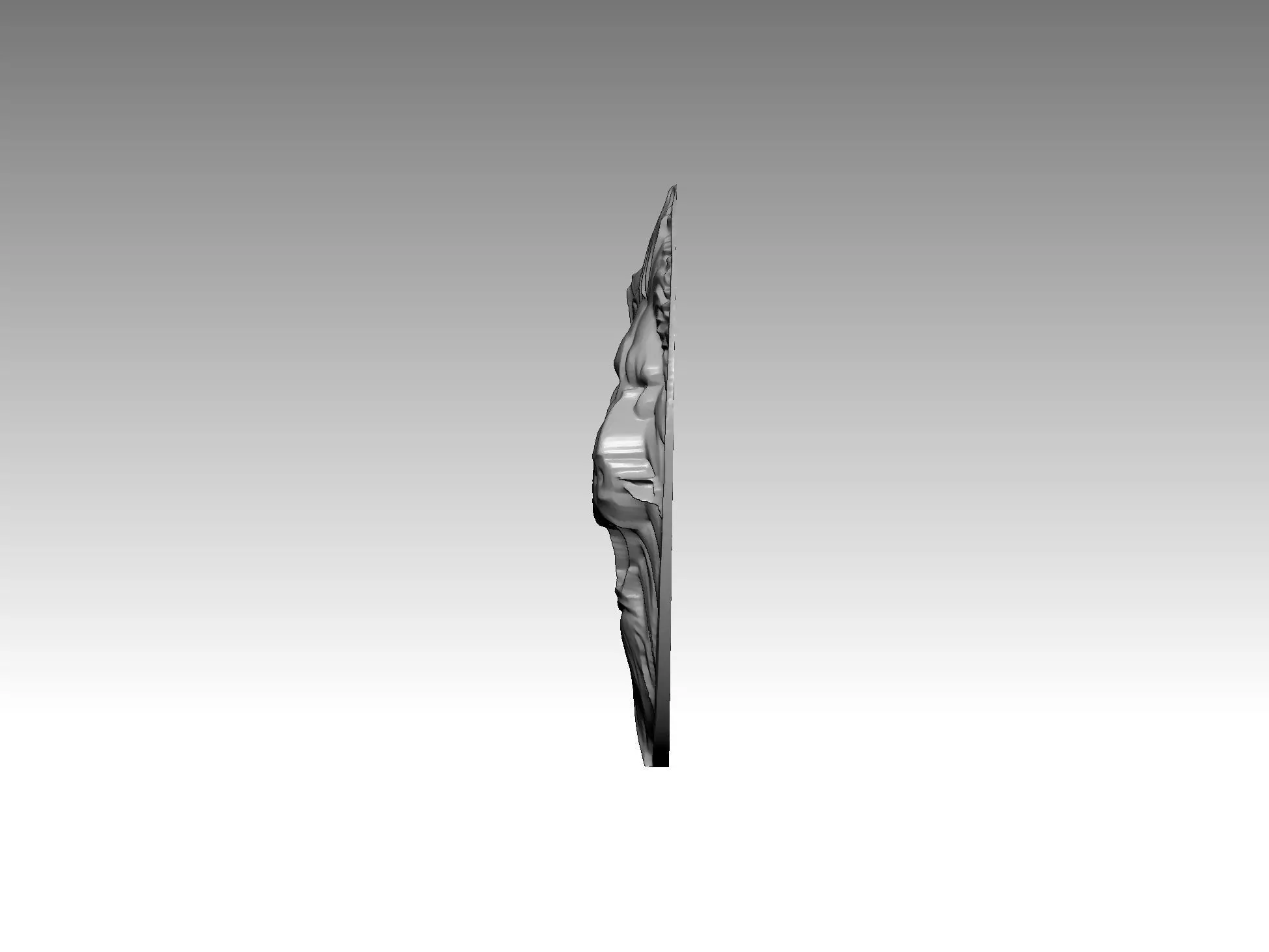 Side Lion Roar 3D print model_3