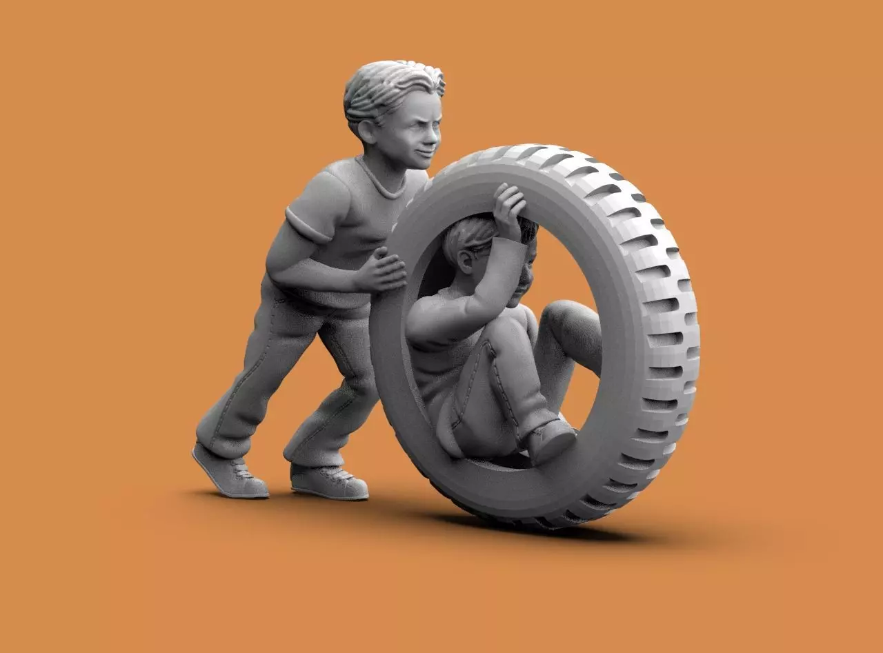 Boys and Girls 3D print model_52