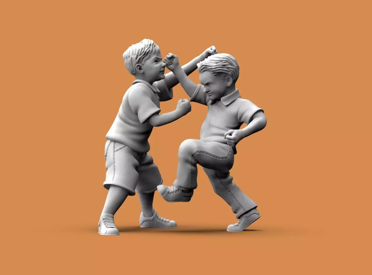 Boys and Girls 3D print model_38