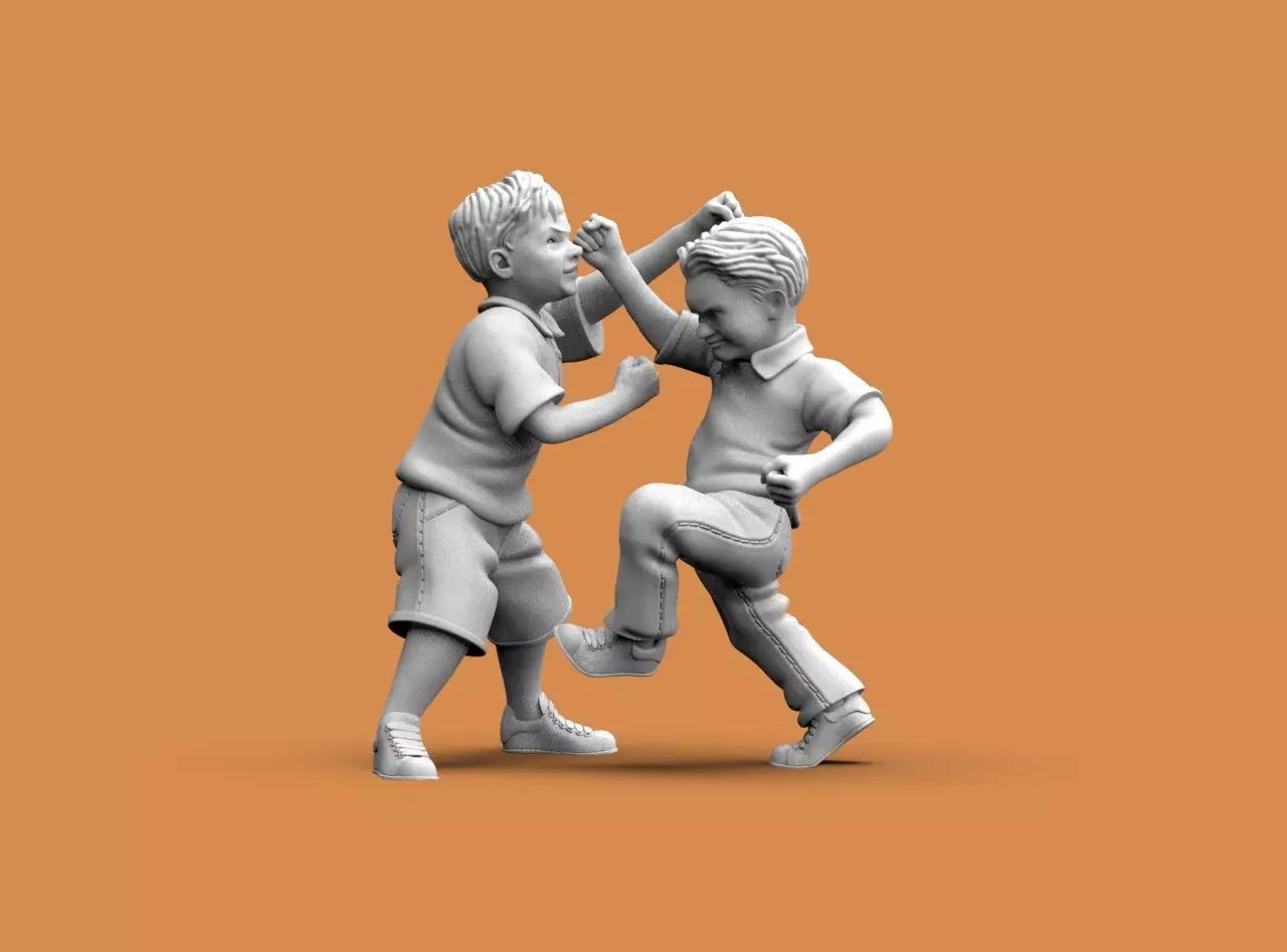 Boys and Girls 3D print model_32