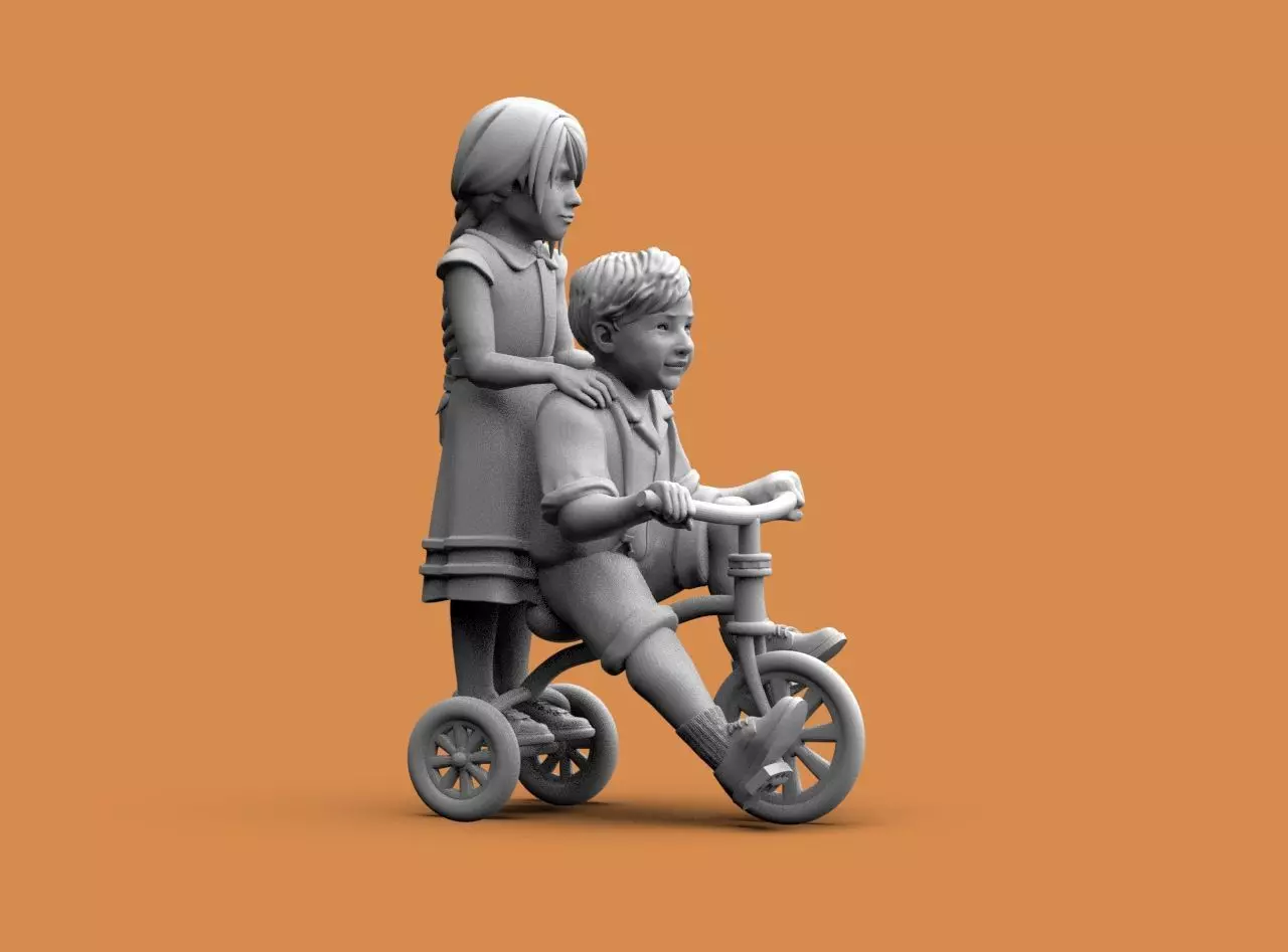 Boys and Girls 3D print model_55