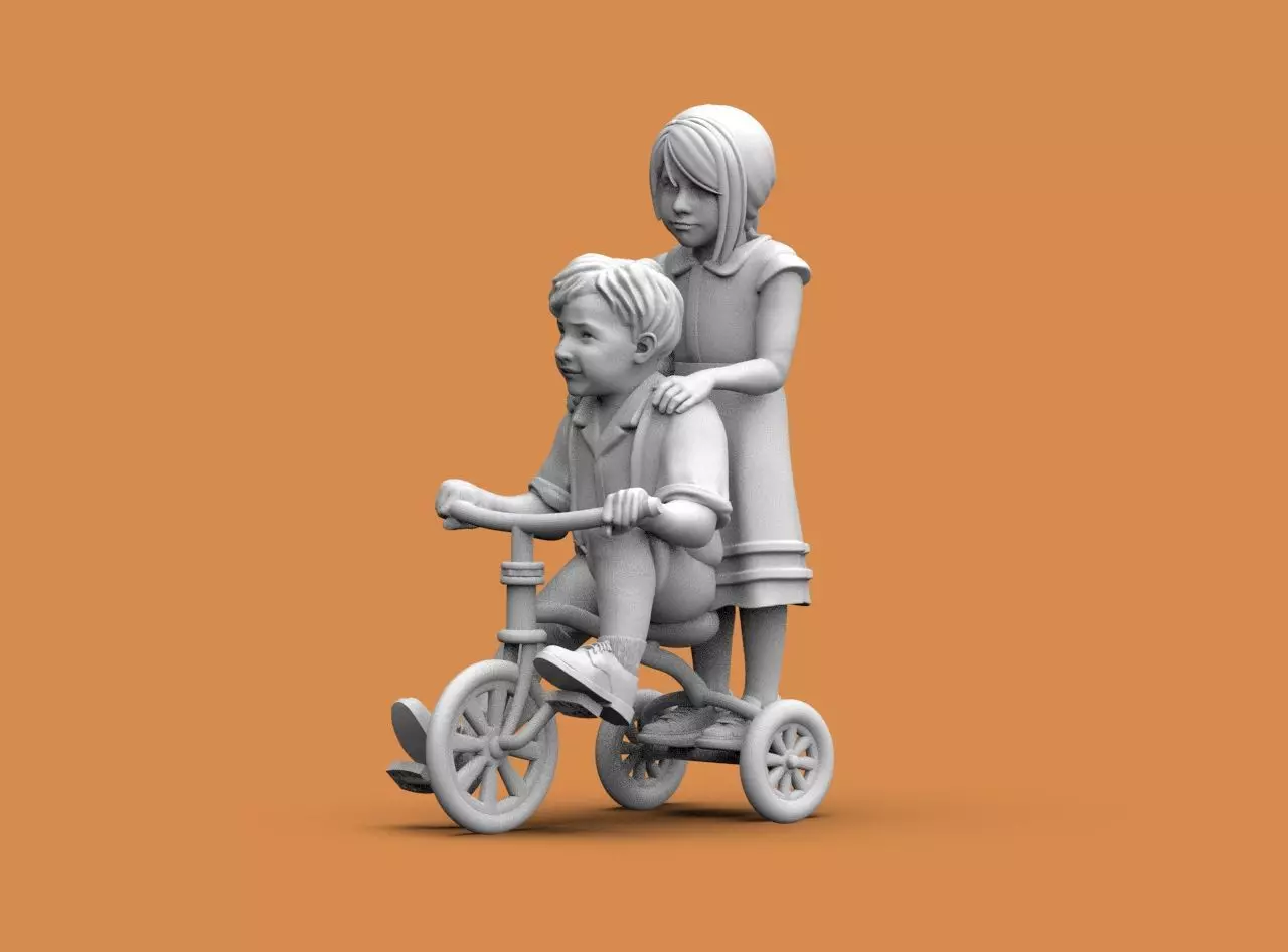 Boys and Girls 3D print model_16