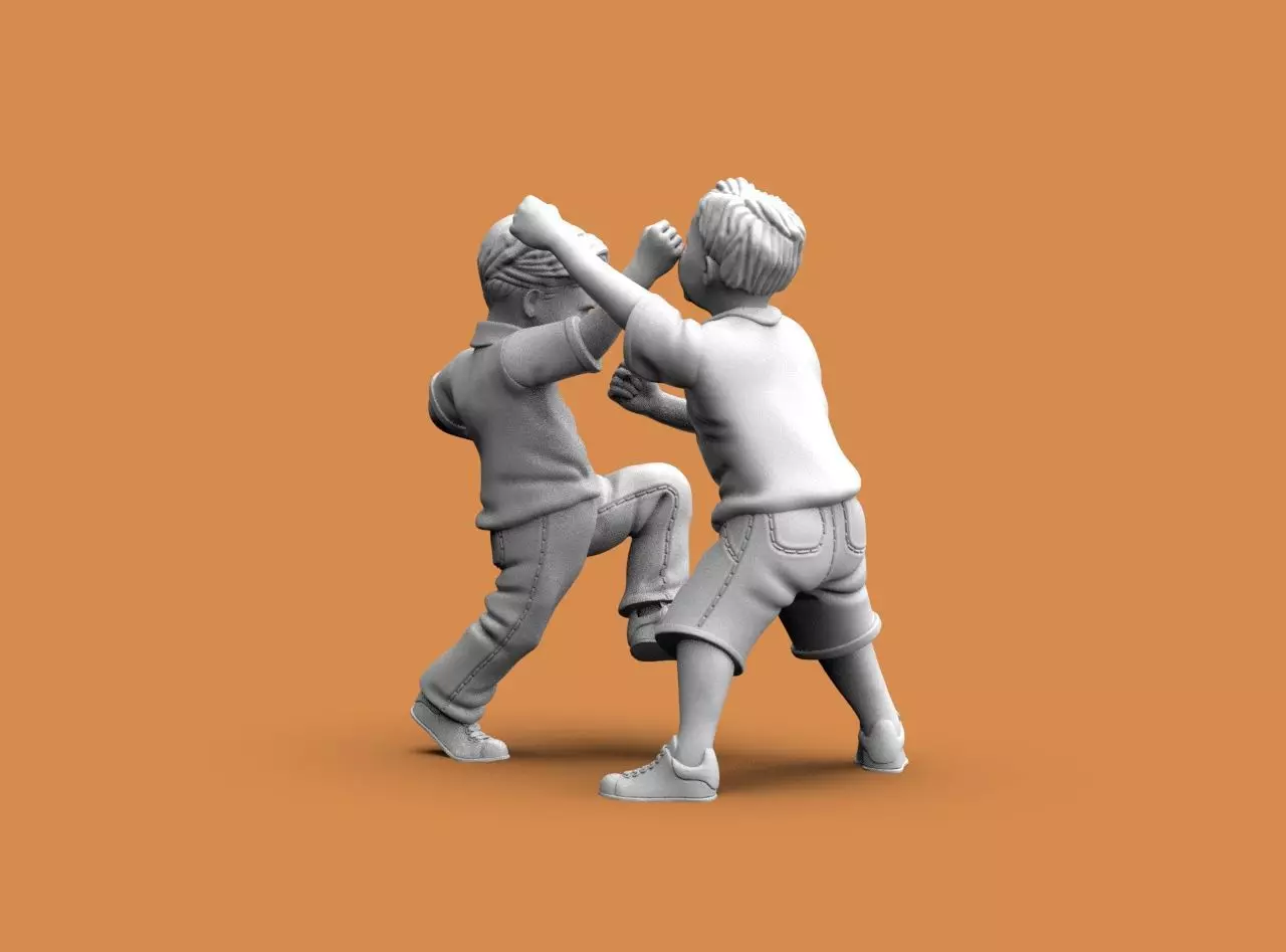 Boys and Girls 3D print model_33