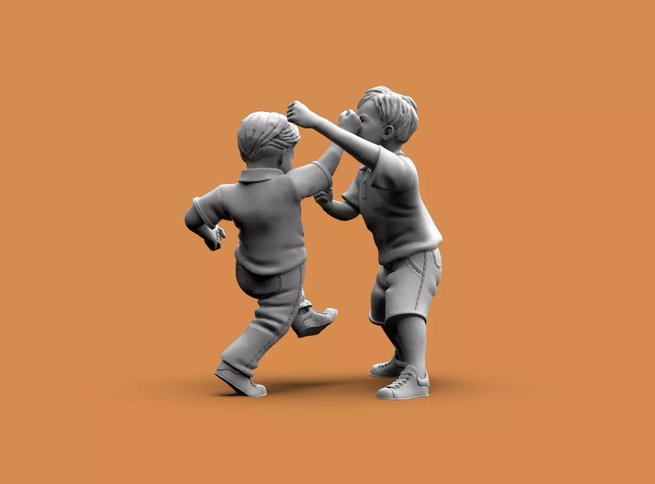 Boys and Girls 3D print model_34