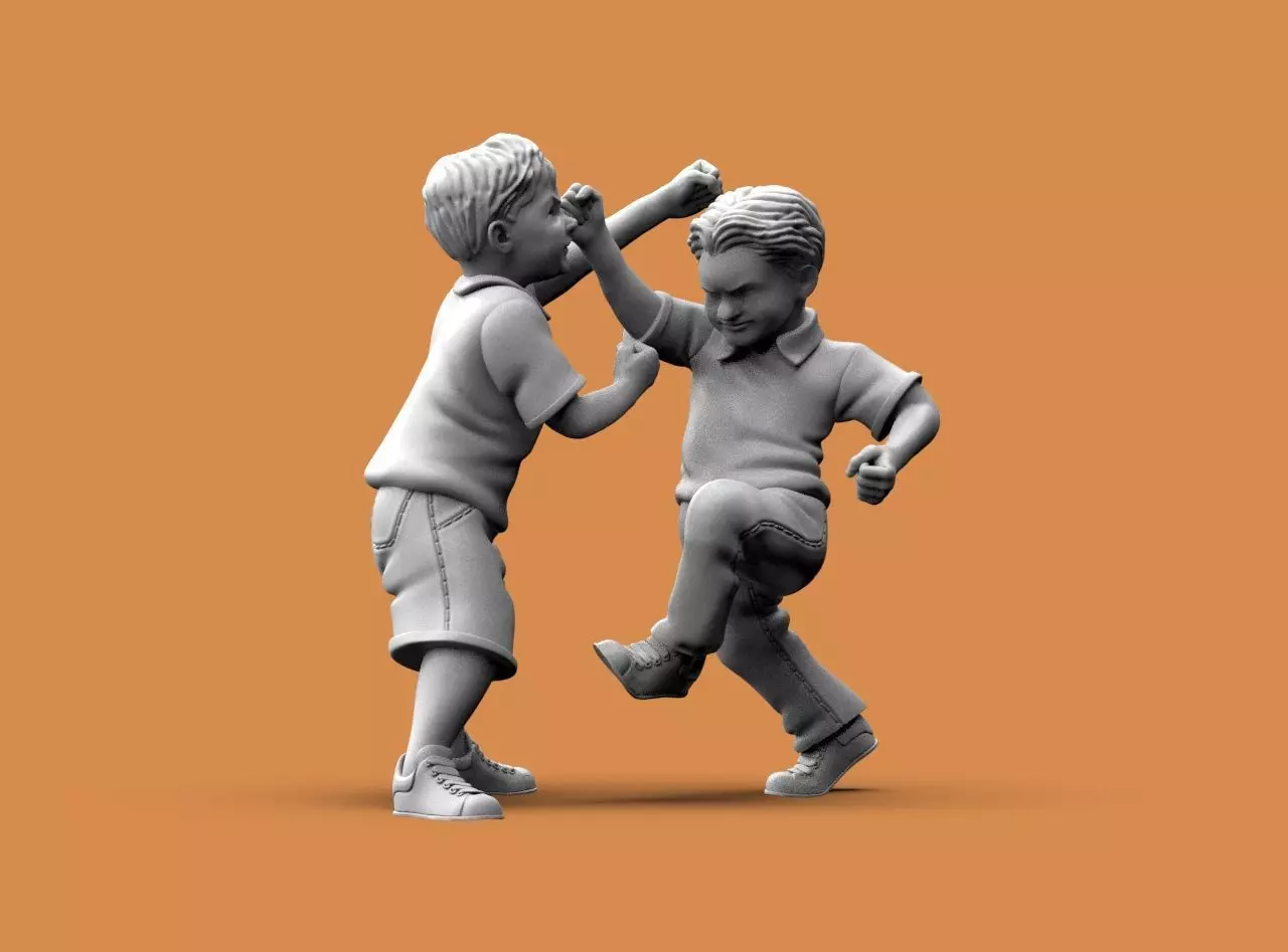 Boys and Girls 3D print model_37