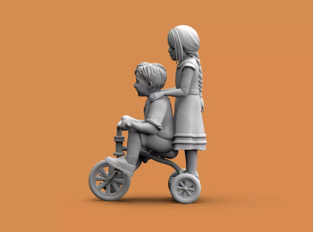 Boys and Girls 3D print model_17