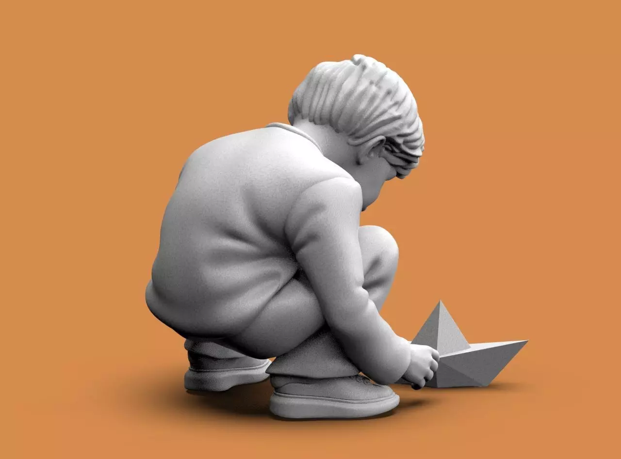 Boys and Girls 3D print model_23