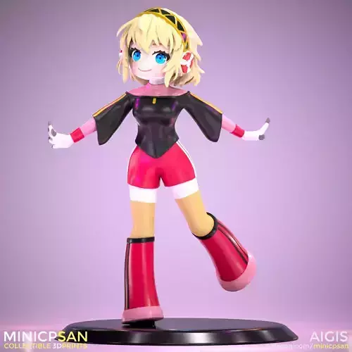 Aigis - Cute Workout Day Outfit - Persona 3