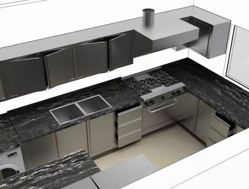 kitchen 7 3D model_4