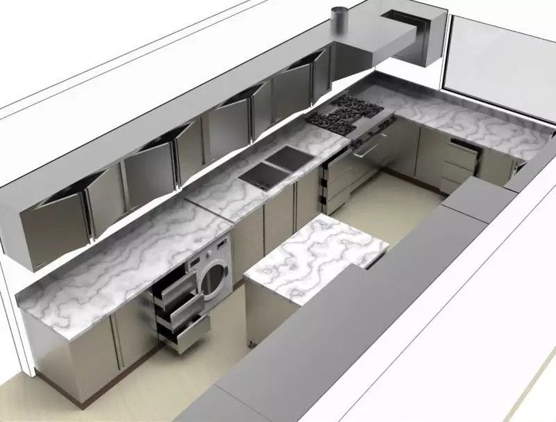 kitchen 7 3D model_11