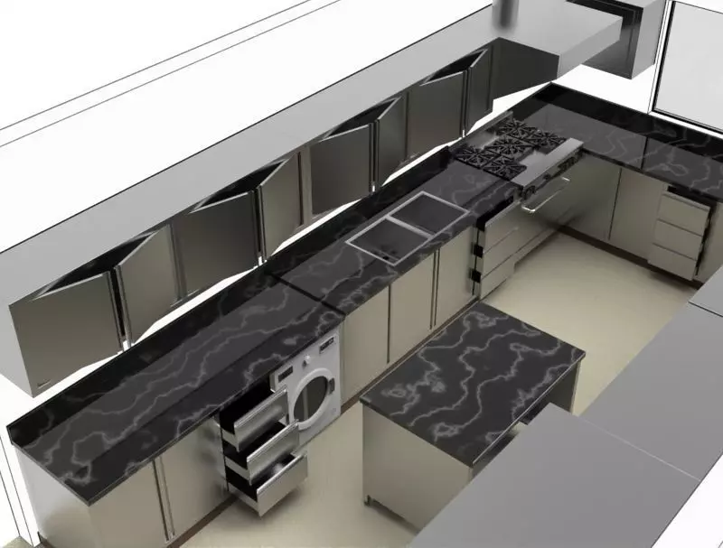 kitchen 7 3D model_1