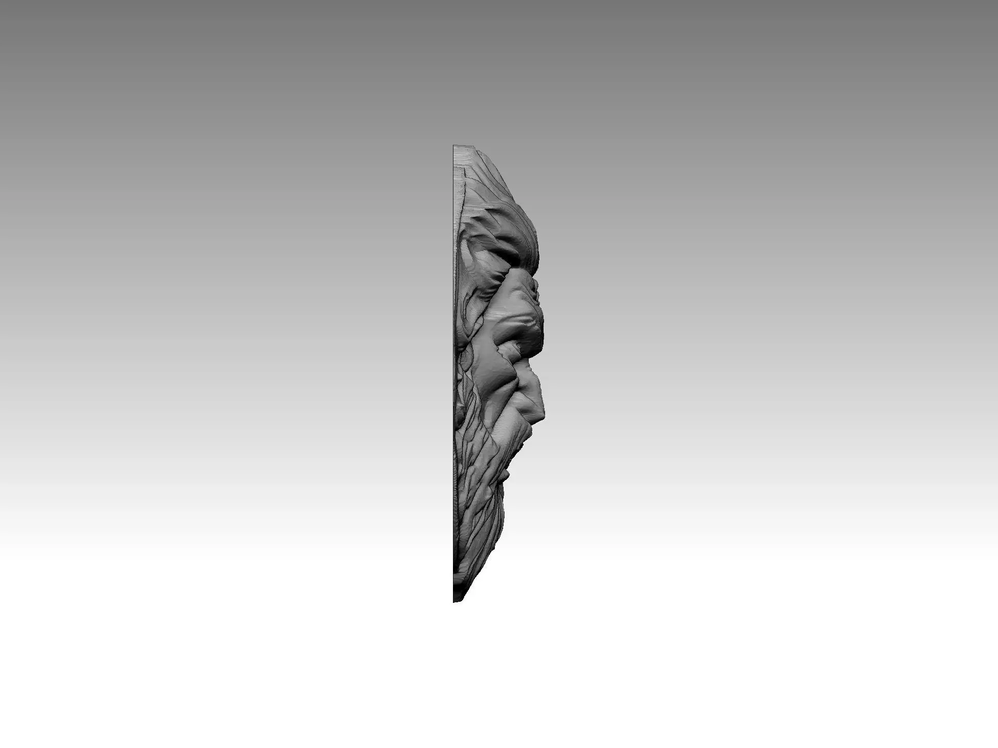 Poseidon Zeus  Face 3D Model 3D print model_4