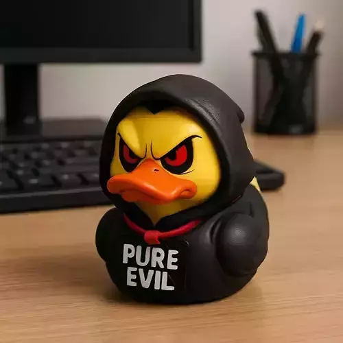 Rubber Duck - Pure evil model - 3D print
