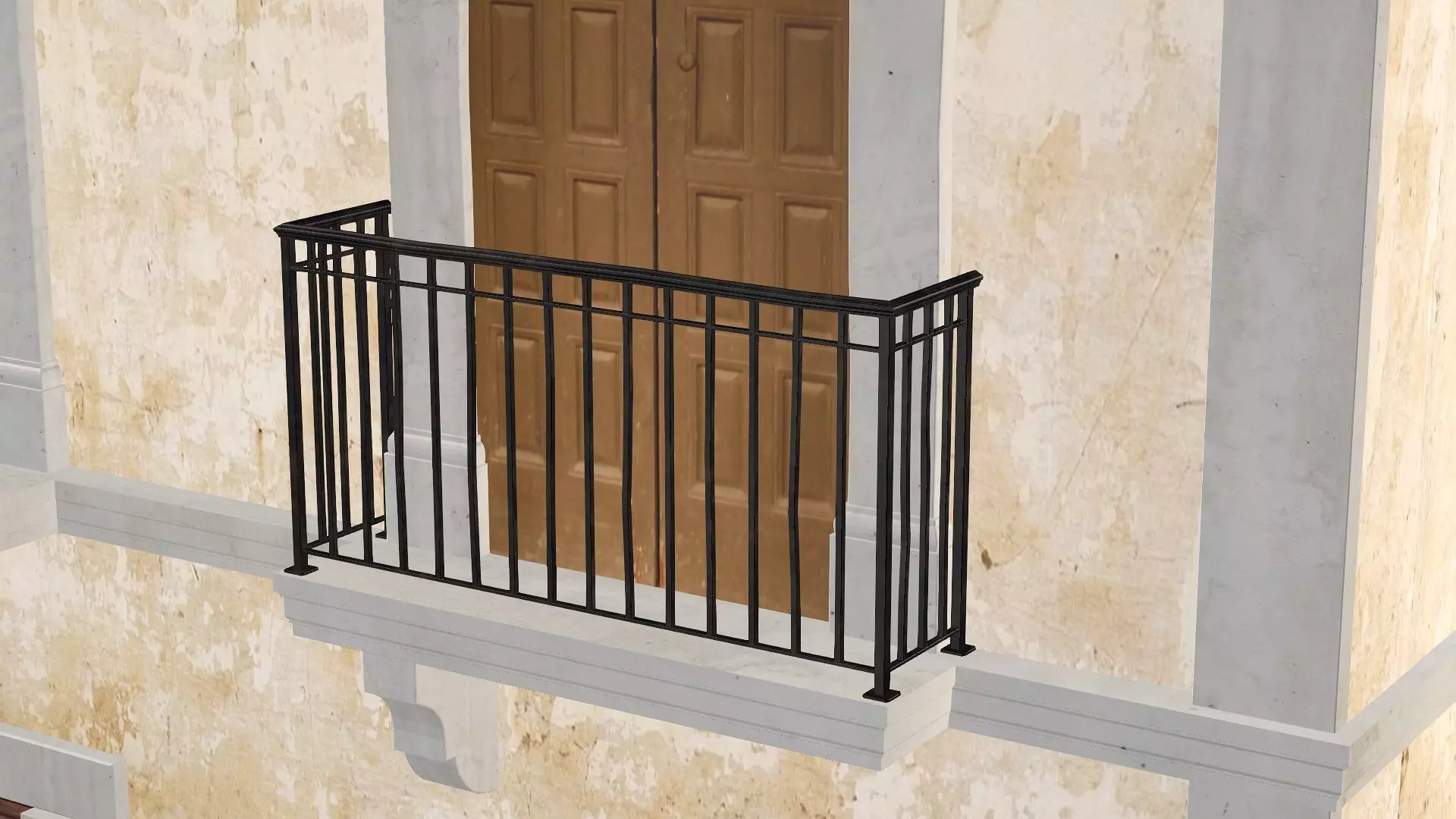 Indian Building X3 Low Poly 3D Model Low-poly 3D model_5